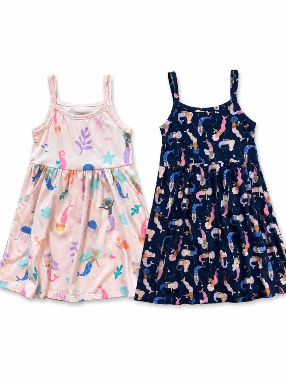 Girls Dress Bundle Size 3T Old Navy Sundress Mermaid print Summer Dresses